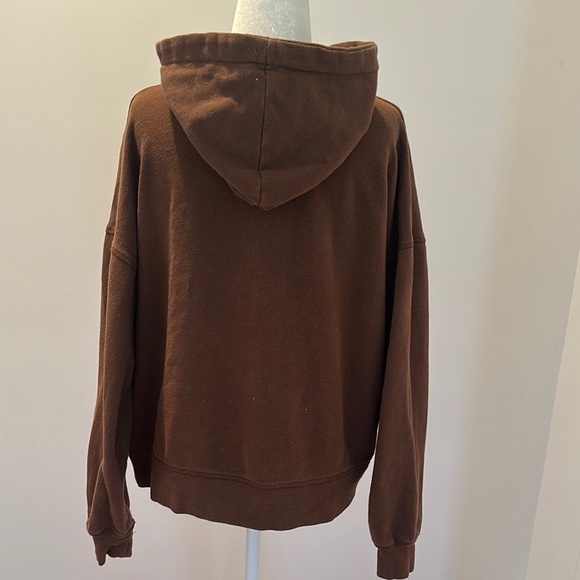 American Eagle Outfitters Brown Hoodie Sweater Womens size Xs - Picture 6 of 8
